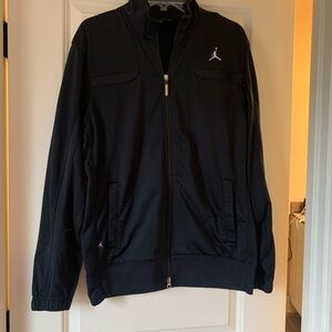 Jordan light weight black full zip jacket